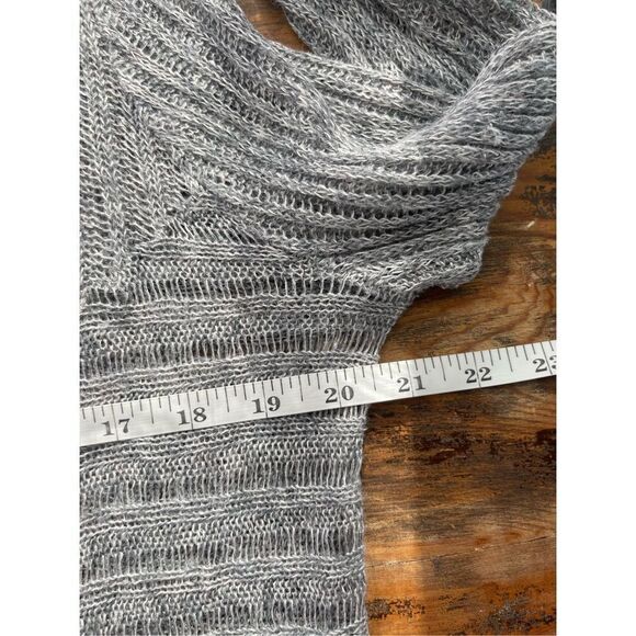 S3 Eileen Fisher Linen‎ Airy Rustic Cardigan Sweater Size Medium - Picture 6 of 7